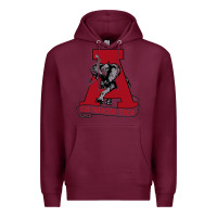 Burgundy alabama roll tide Premium Hoodie - ArtChic