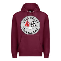Burgundy #corvette Premium Hoodie - ArtChic
