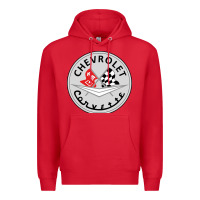 Red #corvette Premium Hoodie - ArtChic