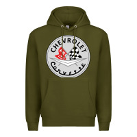 Army Green #corvette Premium Hoodie - ArtChic