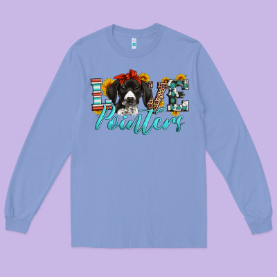 Love German Shorthaired Pointers Long Sleeve Tee Designed By Artiststas