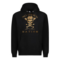 Black Shoes nation no shoes nation no shoes nation no shoes nation Premium Hoodie - ArtChic