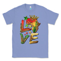 Colony Blue juneteenth love Classic Tee - BarkalooDesign
