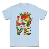Dusty Blue juneteenth love Classic Tee - BarkalooDesign