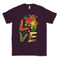 Plum juneteenth love Classic Tee - BarkalooDesign