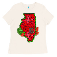 Bone illinois watermelon Ladies Tee - RacoonDesign
