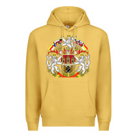 Antique Gold praha prague czech republic coat of arms ex czechoslovakia t shirt Premium Hoodie - ArtChic