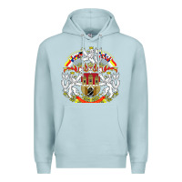 Blue Mist praha prague czech republic coat of arms ex czechoslovakia t shirt Premium Hoodie - ArtChic