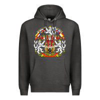 Charcoal Heather praha prague czech republic coat of arms ex czechoslovakia t shirt Premium Hoodie - ArtChic