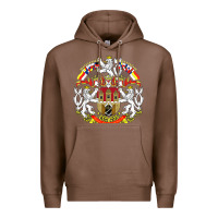 Chestnut praha prague czech republic coat of arms ex czechoslovakia t shirt Premium Hoodie - ArtChic