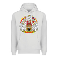 Dove Grey praha prague czech republic coat of arms ex czechoslovakia t shirt Premium Hoodie - ArtChic