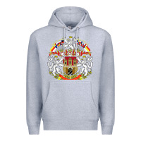 Heather Grey praha prague czech republic coat of arms ex czechoslovakia t shirt Premium Hoodie - ArtChic
