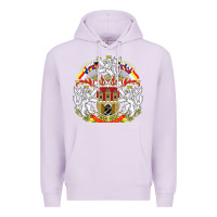Lilac praha prague czech republic coat of arms ex czechoslovakia t shirt Premium Hoodie - ArtChic