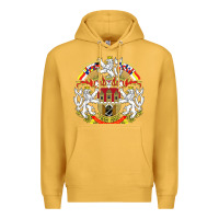 Mustard praha prague czech republic coat of arms ex czechoslovakia t shirt Premium Hoodie - ArtChic