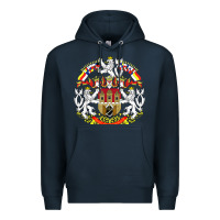 Navy praha prague czech republic coat of arms ex czechoslovakia t shirt Premium Hoodie - ArtChic