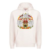 Pale Pink praha prague czech republic coat of arms ex czechoslovakia t shirt Premium Hoodie - ArtChic