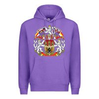 Purple praha prague czech republic coat of arms ex czechoslovakia t shirt Premium Hoodie - ArtChic