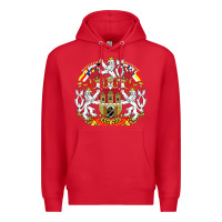 Red praha prague czech republic coat of arms ex czechoslovakia t shirt Premium Hoodie - ArtChic