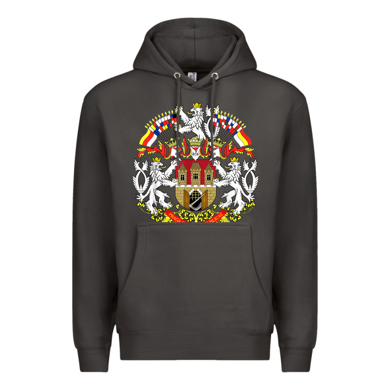 Praha Prague Czech Republic Coat Of Arms Ex Czechoslovakia T Shirt Premium Hoodie by ArtChic | Teevron