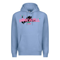 Colony Blue pINKWELL TM for Sorors Boston AKAs Beach Party Martha's Vineyard Premium Hoodie - ArtChic