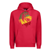 Cardinal Lion of Judah Reggae, Rasta, Ethiopia Jamaican Roots Premium Hoodie - ArtChic