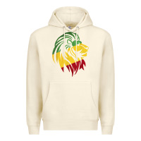 Sandshell Lion of Judah Reggae, Rasta, Ethiopia Jamaican Roots Premium Hoodie - ArtChic