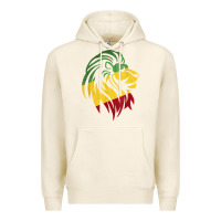 Tofu Lion of Judah Reggae, Rasta, Ethiopia Jamaican Roots Premium Hoodie - ArtChic