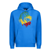 True Royal Lion of Judah Reggae, Rasta, Ethiopia Jamaican Roots Premium Hoodie - ArtChic
