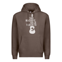 Coffee This Machine Kills Fascists Premium Hoodie - ArtChic