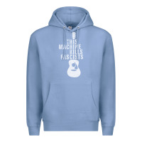 Colony Blue This Machine Kills Fascists Premium Hoodie - ArtChic