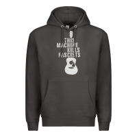 Smoke This Machine Kills Fascists Premium Hoodie - ArtChic