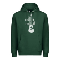 Sports Green This Machine Kills Fascists Premium Hoodie - ArtChic