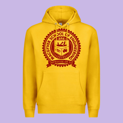 Macgyver School Of Engineering Premium Hoodie Designed By Artchic