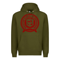 Army Green macgyver school of engineering Premium Hoodie - ArtChic