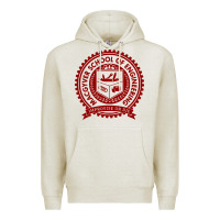 Oatmeal Heather macgyver school of engineering Premium Hoodie - ArtChic