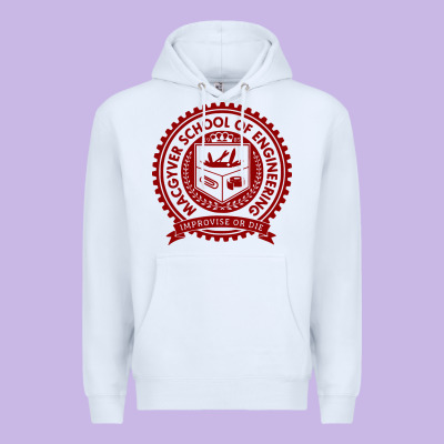 Macgyver School Of Engineering Premium Hoodie Designed By Artchic