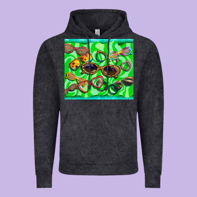 Sunglasses Vintage Hoodie Designed By Barkaloodesign