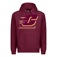 Burgundy The central michigan of chippewas Premium Hoodie - ArtChic