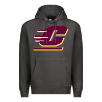 Charcoal Heather The central michigan of chippewas Premium Hoodie - ArtChic