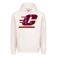 Pale Pink The central michigan of chippewas Premium Hoodie - ArtChic