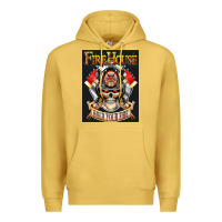 Antique Gold firehouse rock love Premium Hoodie - ArtChic