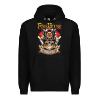 Black firehouse rock love Premium Hoodie - ArtChic