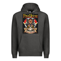 Charcoal Heather firehouse rock love Premium Hoodie - ArtChic