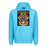 Ocean Blue firehouse rock love Premium Hoodie - ArtChic