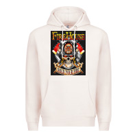 Pale Pink firehouse rock love Premium Hoodie - ArtChic