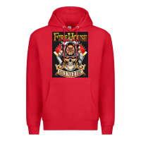 Red firehouse rock love Premium Hoodie - ArtChic