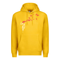 Lemon banksy headshot butterfly Premium Hoodie - ArtChic