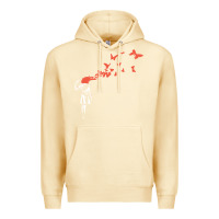 Pina Colada banksy headshot butterfly Premium Hoodie - ArtChic
