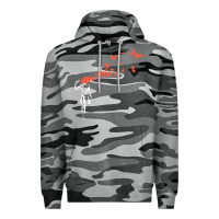 Slate Camo banksy headshot butterfly Premium Hoodie - ArtChic