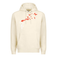 Tofu banksy headshot butterfly Premium Hoodie - ArtChic